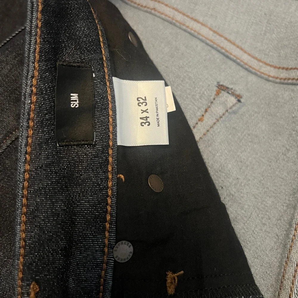 Express Slim Jeans 34x32 – Dark Indigo - Picture 4 of 5